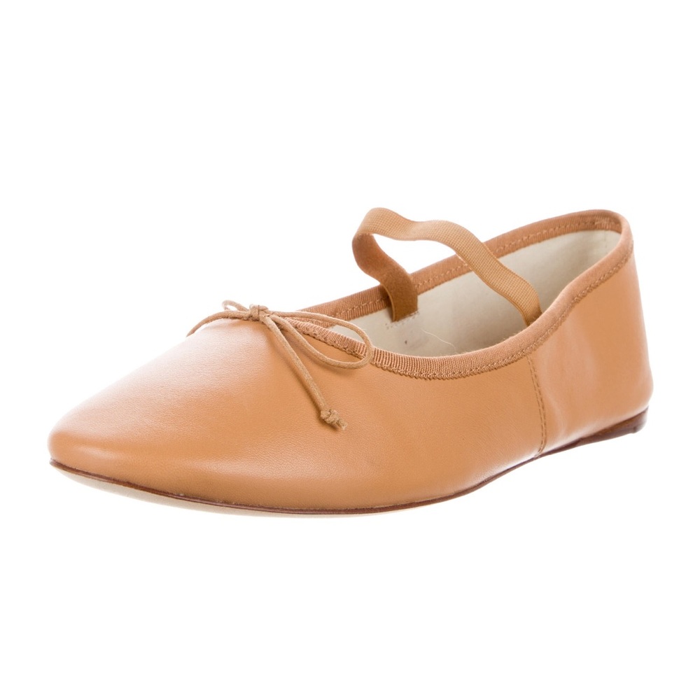 Brand New Loeffler Randall Leonie Caramel Ballet Flats size 8.5
